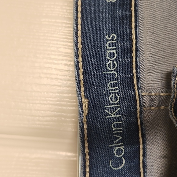 Calvin Klein Women's Ultimate Skinny Blue Jeans Size 8x30 - Picture 6 of 12